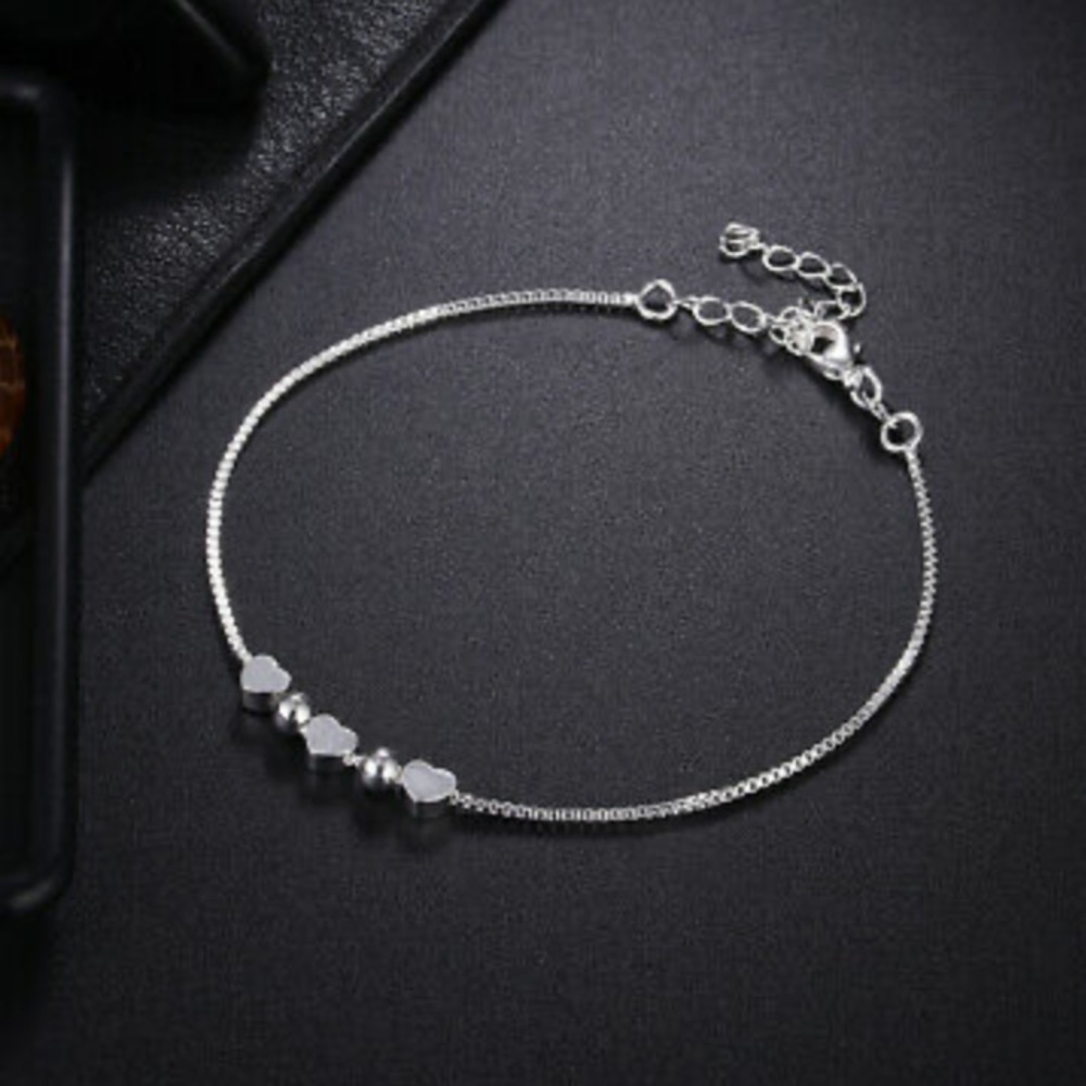 New Stamped 925 Silver ❤️ Bracelet/Necklace set - Picture 2 of 5